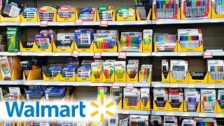 WALMART BACK TO SCHOOL SHOPPING SUPPLIES WALK THROUGH JUNE 2018