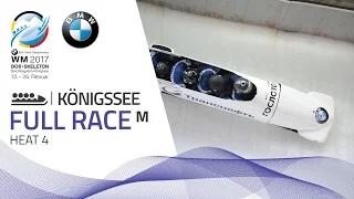 Full Race 4-Man Bobsleigh Heat 4 | Königssee | BMW IBSF World Championships 2017