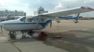 Аэропорт-Нягань. Cessna - 337. Крайний рейс на Москву EMB-145.