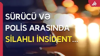 Sərxoş sürücü qaçdı, polis maşına atəş açdı - APA TV
