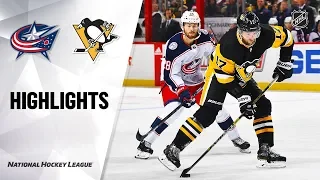 NHL Highlights | Blue Jackets @ Penguins 12/12/19