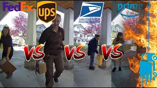 Battle Of Women Delivery Drivers | FedEX VS UPS VS USPS VS Amazon