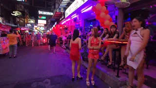 Soi 6 Pattaya today nightlife, 10 February 2024, celebrating Chinese New Year,Walking Street is dead