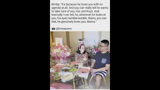 BIMBY "SAYS" ABOUT MEL SARMIENTO TO BE WITH KRIS#shorts