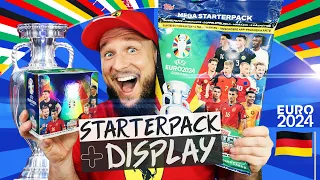 EURO 2024 MEGA STARTER PACK + GIANT DISPLAY Unboxing | GERMAN | TRADING CARDS