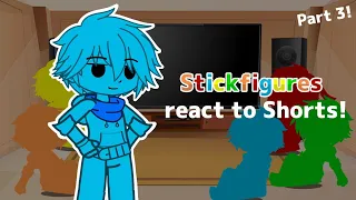 Stickfigures react to Shorts! || Part 3 || Short-GCRV || (Read Desc)