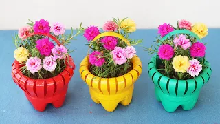 Plastic Bottle Craft Ideas, Recycle Plastic Bottles To Make Beautiful Flower Pots