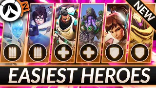 3 EASIEST HEROES for EVERY ROLE - Best Picks (NEW Mid-Season 5 Patch) - Overwatch 2 Tier List Guide