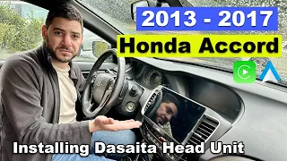 DIY 2013 2014 2015 2016 2017 Honda Accord - Installing Dasaita Head Unit I CarPlay & Android Auto