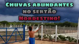 Chuvas abundantes no sertão Nordestino! veja as cidades.