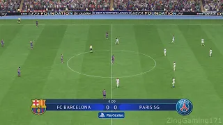FC Barcelona vs PSG | Champions League Full Match Gameplay | FC 24