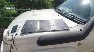 Солнечное зарядное устройство которое работает!  Greenbar, 3 панели, 18Вт USB