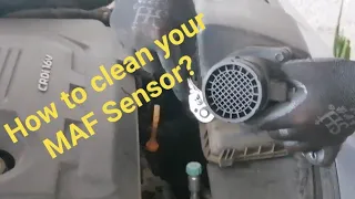 How to Clean MAF Sensor? | DIY | Hyundai Accent CRDi | Laguna