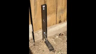 Fixing a Leaning Fence Using Post-Ups