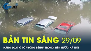 Bản tin sáng 29/9: Hàng loạt ô tô "bồng bềnh" trong biển nước Hà Nội | Cafeland