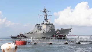 U.S. Navy Ships Sortie Out of Naval Station Norfolk Prior to Hurricane Florence