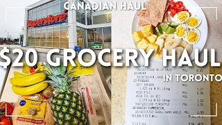 $20 Canadian Grocery Budget & Meal Challenge | Grocery Budget Challenge #groceryvlog