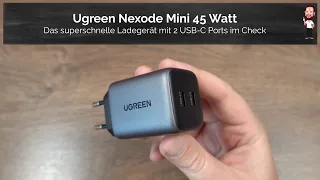 Das beste Schnellladegerät für Samsung Galaxy S22 / iPhone 14 und Co?  | Ugreen Nexode Mini 45W