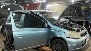 Переварка днища авто своими руками. Toyota vitz для Флинстоунов?