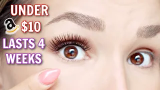 DIY PERMANENT LASH EXTENSIONS Under $10!!! 🤯😱