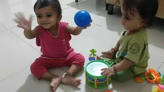 Dhanvi and Purvansh playing 13th September 2022
