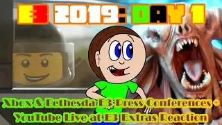 Kevin Reacts: E3 2019: Day 1: Xbox & Bethesda Showcases + YouTube Live at E3 Extras Reaction