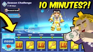 🤯 Unlocking *ALL REWARDS* From New RANK Season in 10 MINUTES?! 😱 (Blockman GO)