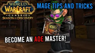 10 Tips and Tricks to Mage AoE Farming | WoW Season of Discovery | KallTorak Living Flame NA