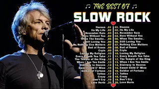 Bryan Adams, Bon Jovi,Aerosmith,Metallica ,GnR️ 🎧 Best Slow Rock Ballads 80s 90s