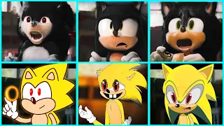 Sonic The Hedgehog Movie DARK SONIC vs SUPER SONIC Uh Meow All Designs Compilation Compilation