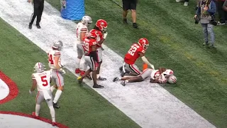 Marvin Harrison Jr. knocked out after HUGE HIT