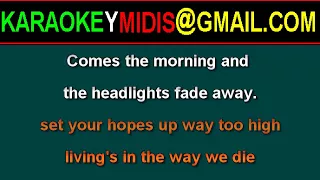 midi a ha - the living daylights karaoke