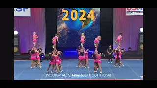 Prodigy AllStars - NightLight Cheerleading Worlds 2024 Day One