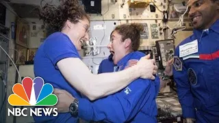Watch Live: NASA Astronauts Conduct First All-Women Spacewalk | NBC News
