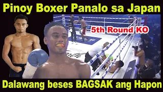 Breaking: Pinoy boxer  PANALO! Dalawang beses PINABAGSAK ang Hapon! Santisima vs Osawa Highlights