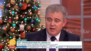 Immigration Minister Comments on Net Immigration | Good Morning Britain