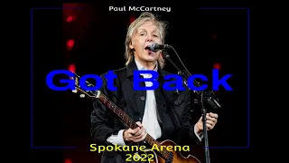 Paul McCartney Got Back Concert 2022