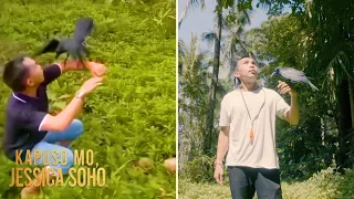 Lalaki, may kakayahang magpaamo at makipag-usap sa mga ibon? | Kapuso Mo, Jessica Soho