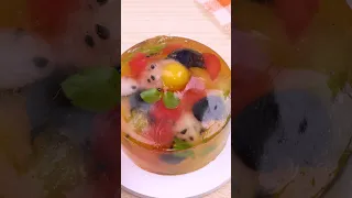 Satisfying Miniature Fruit Jelly Cheesecake Recipe #yumupminiature