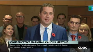 Conservatives comment after post-election caucus meeting