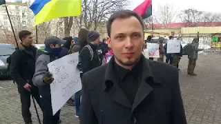 Організація Невідомий Патріот проводить пікет проти продажу телеканалу ZIK Віктору Медведчуку