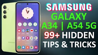 Samsung Galaxy A34 | A54 5G 99+ Tips, Tricks & Hidden Features  | Amazing Hacks - NO ONE SHOWS 🔥🔥