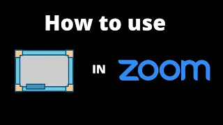 How to use whiteboard on Zoom