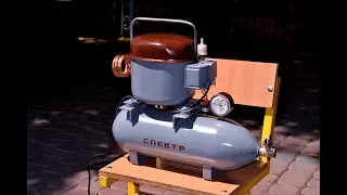 Homemade compressor on a fire extinguisher cylinder 2