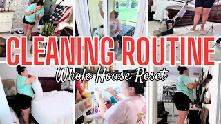 WHOLE HOUSE RESET AFTER LONG WEEKEND || MESSY ALL DAY CLEANING ROUTINE || CLEAN WITH ME MOTIVATION