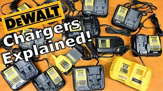 Dewalt Battery Chargers Explained for 12v, 20v, and 60v Flexvolt