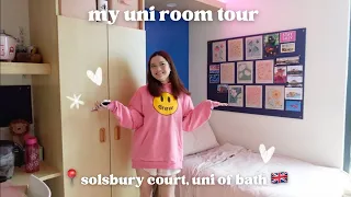 my uni room tour | 📍solsbury court, uni of bath 🇬🇧