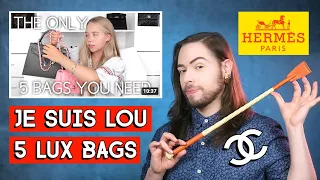 Je Suis Lou's only 5 Luxury Bags you will ever need - Do we agree?