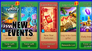 Lords mobile New Year Fortunes Upcoming Event Preview