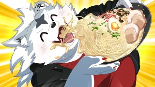 Hungry vampire vs. Ramen house owner (Furry Animation)